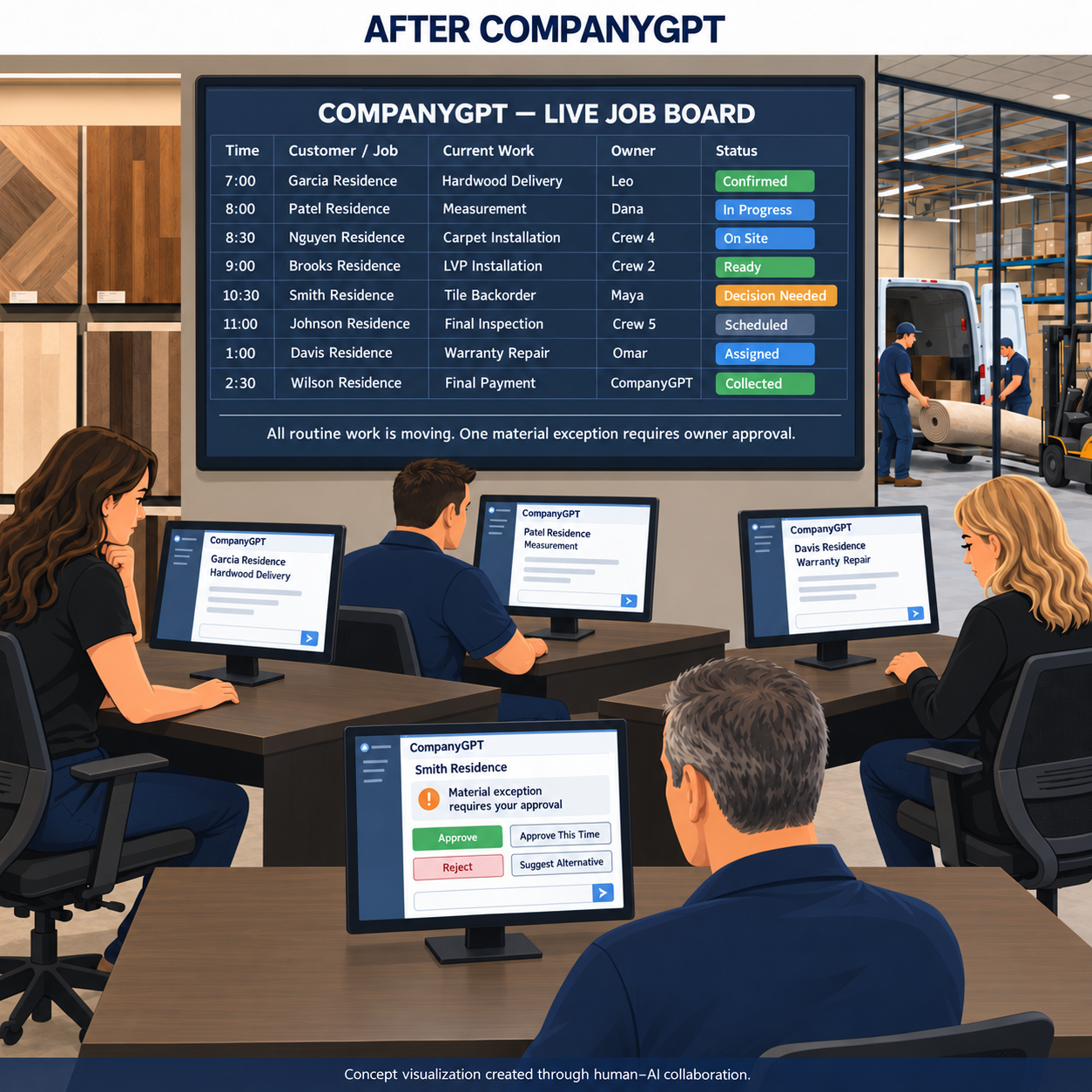 CompanyGPT Live Flooring Job Board